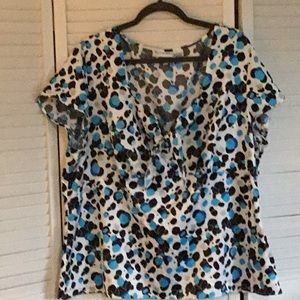 Polka Dot light weight top with empire waist